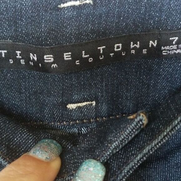 Tinseltown Denim Couture Flare Legs, NWOT - Picture 4 of 6